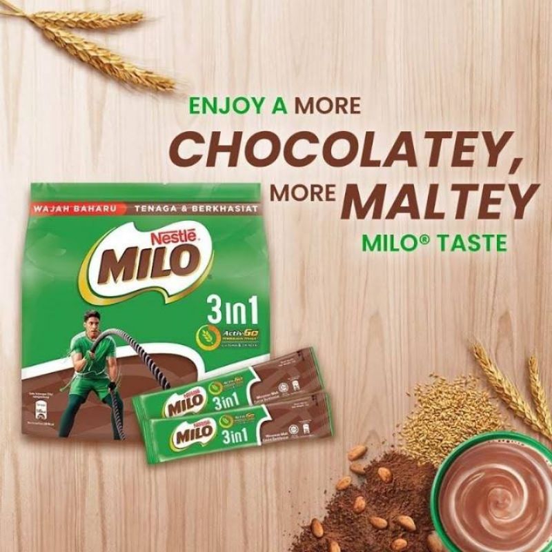 

(ECER) NESTLE MILO MALAYSIA ORIGINAL 33 GR - 1 SACHET