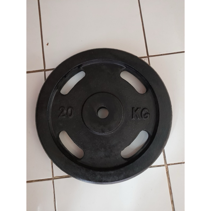 plate barbel 20kg / barbel 20kg / plate beban 20kg