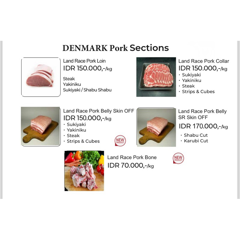 

Denmark pork belly