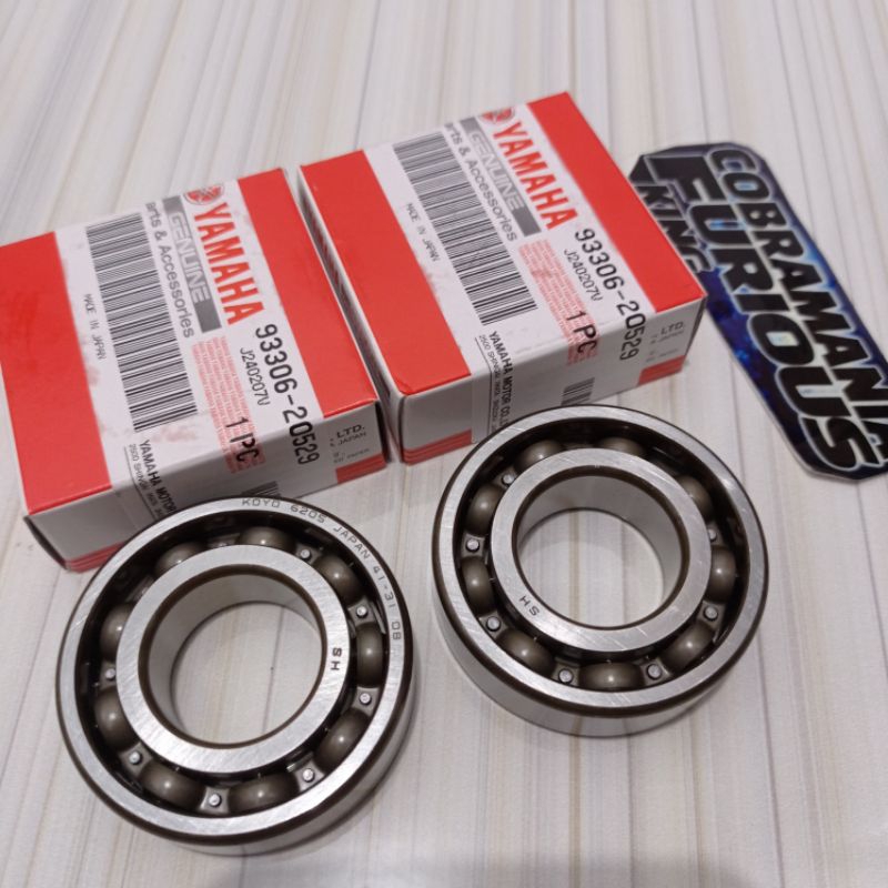 LAHER BEARING KRUK AS HS 6205 F1ZR F1Z R FORCE 1 ALFA SIGMA SATRIA 2T ORIGINAL YAMAHA GENUINE PARTS