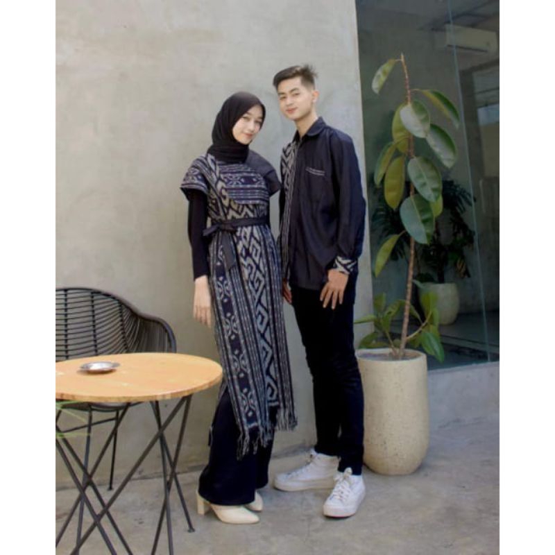 (READY STOK) - BAJU BATIK COUPLE PASANGAN -  BAJU COUPLE KELUARGA - BAJU COUPLE TENUN -   BATIK COUP