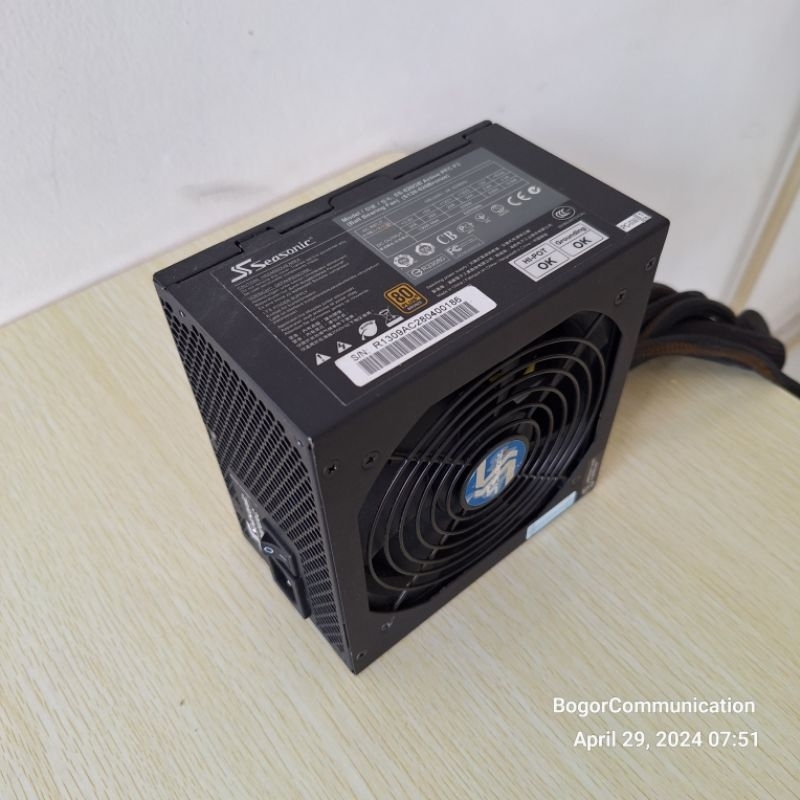 PSU Seasonic 620W (SS-620GB) 80+ Bronze Power Supply Pure Non Modular