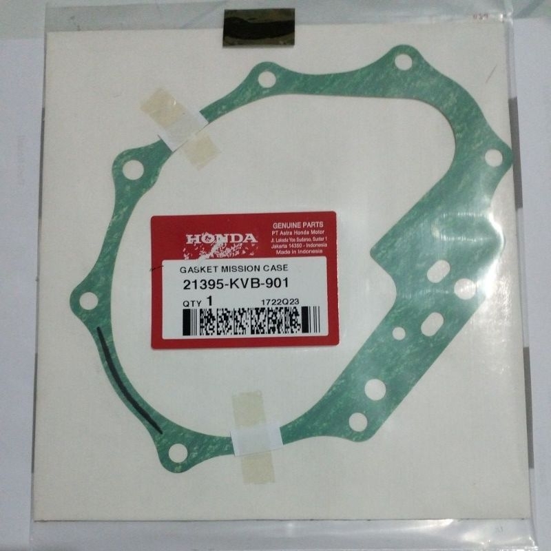 Gasket Mission Case paking gardan beat fi esp Scoopy Kode Part: 21395KVB901