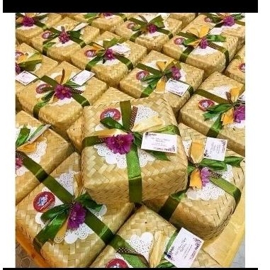 besek bambu uk 20x20 || besek murah || besek nasi || besek tasyakuran