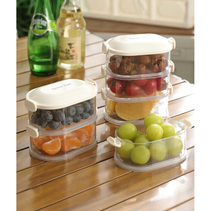 WADAH TOPLES BUMBU DAPUR WADAH SUSUN CABE BAWANG SERBAGUNA