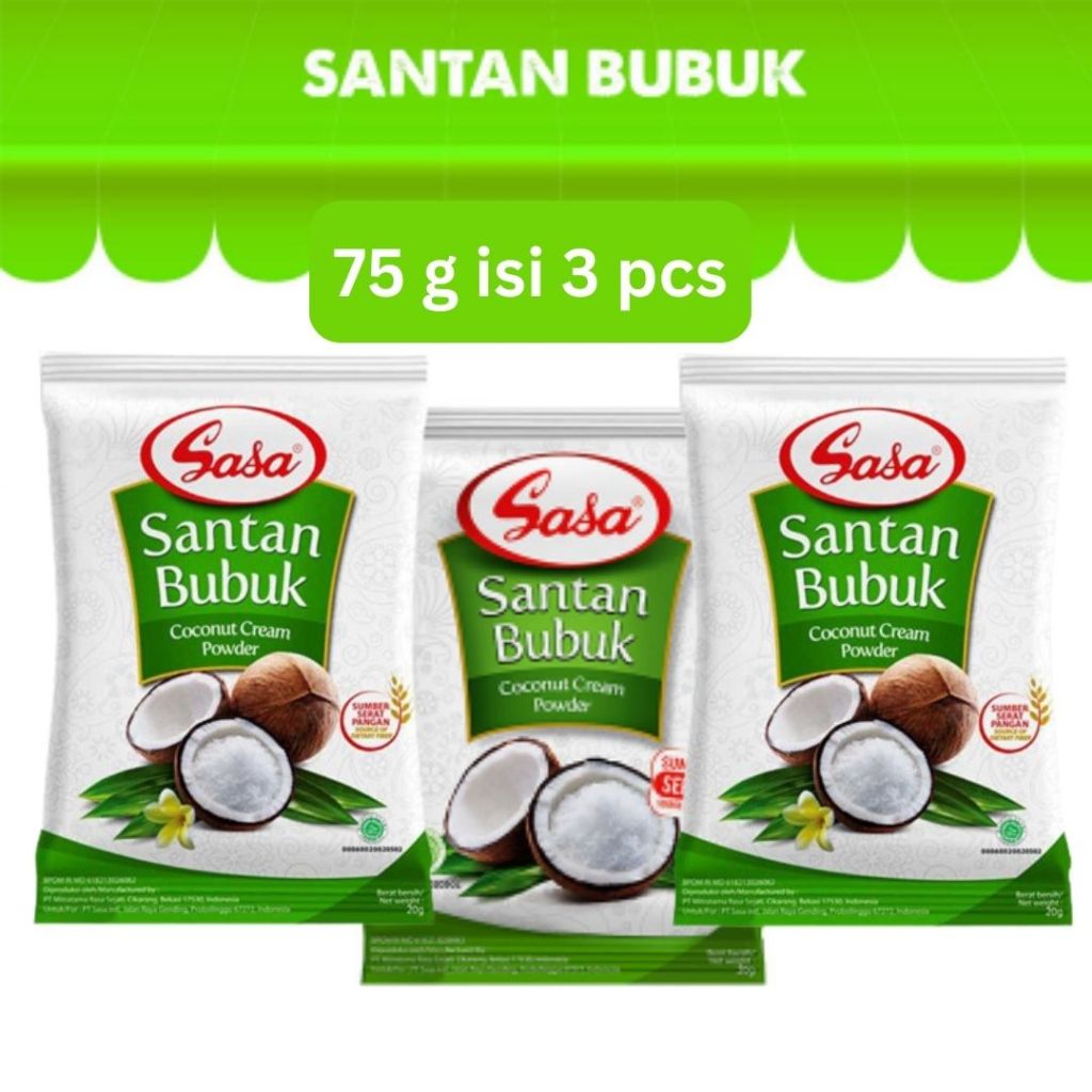 

Sasa Santan Bubuk 75 g isi 3 pcs