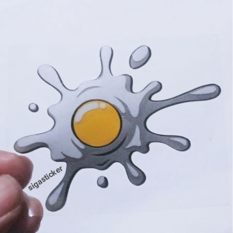 

Sticker Bercak Stiker Crot Cipratan Cutting