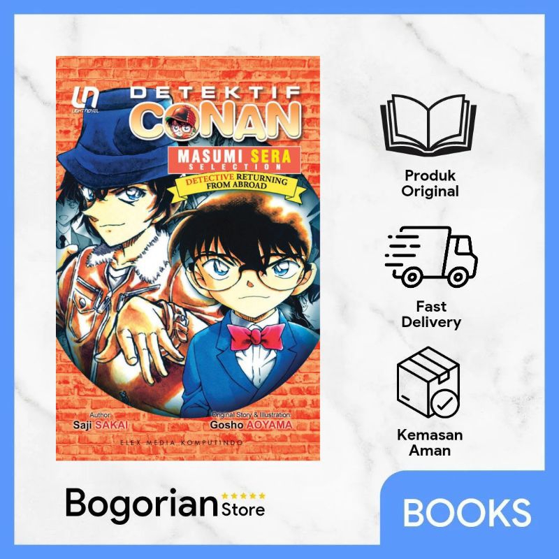 Light Novel Detektif Conan : Masumi Sera Selection - Detective Returning From Aboard