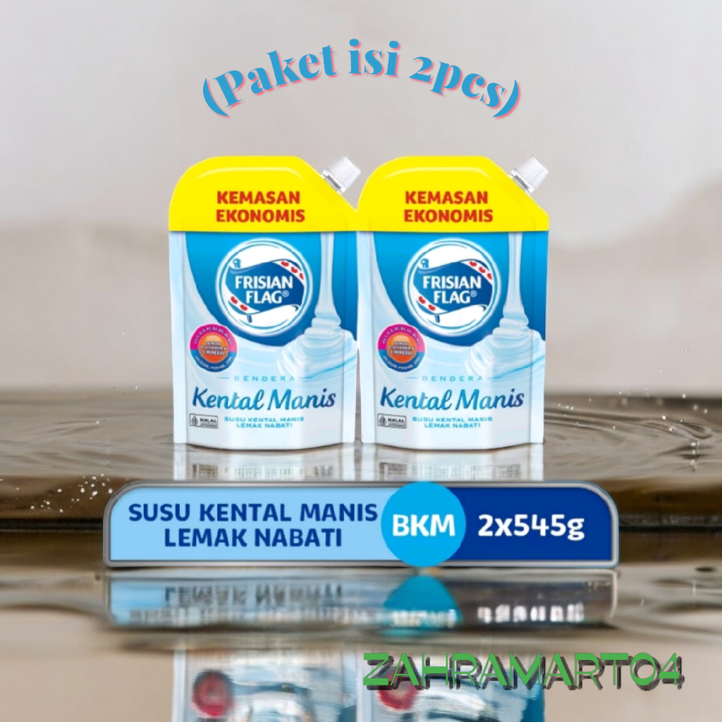 

(Paket Isi 2) Frisian Flag Bendera Kental Manis Pouch 545mL