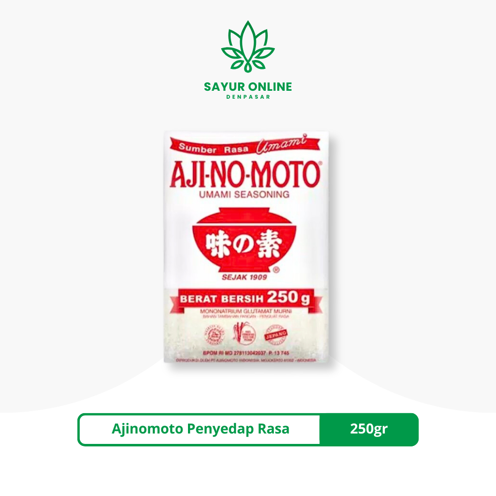 

Ajinomoto Penyedap Rasa 250gr - Sayur Online Denpasar