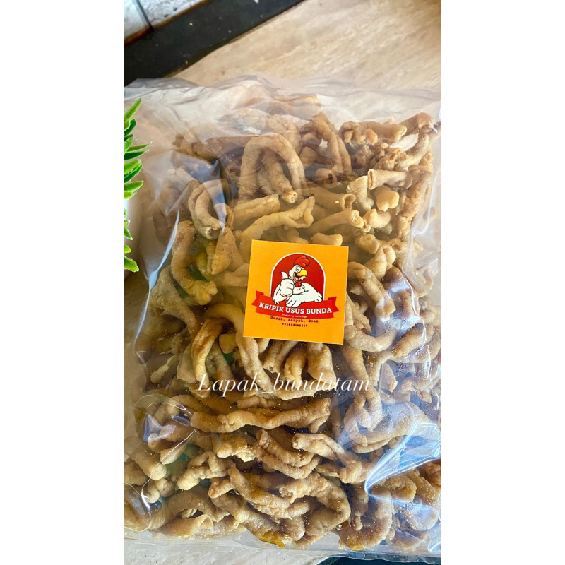 

KERIPIK USUS AYAM CRISPY SUPER @500gr GURIH RENYAH ENAK