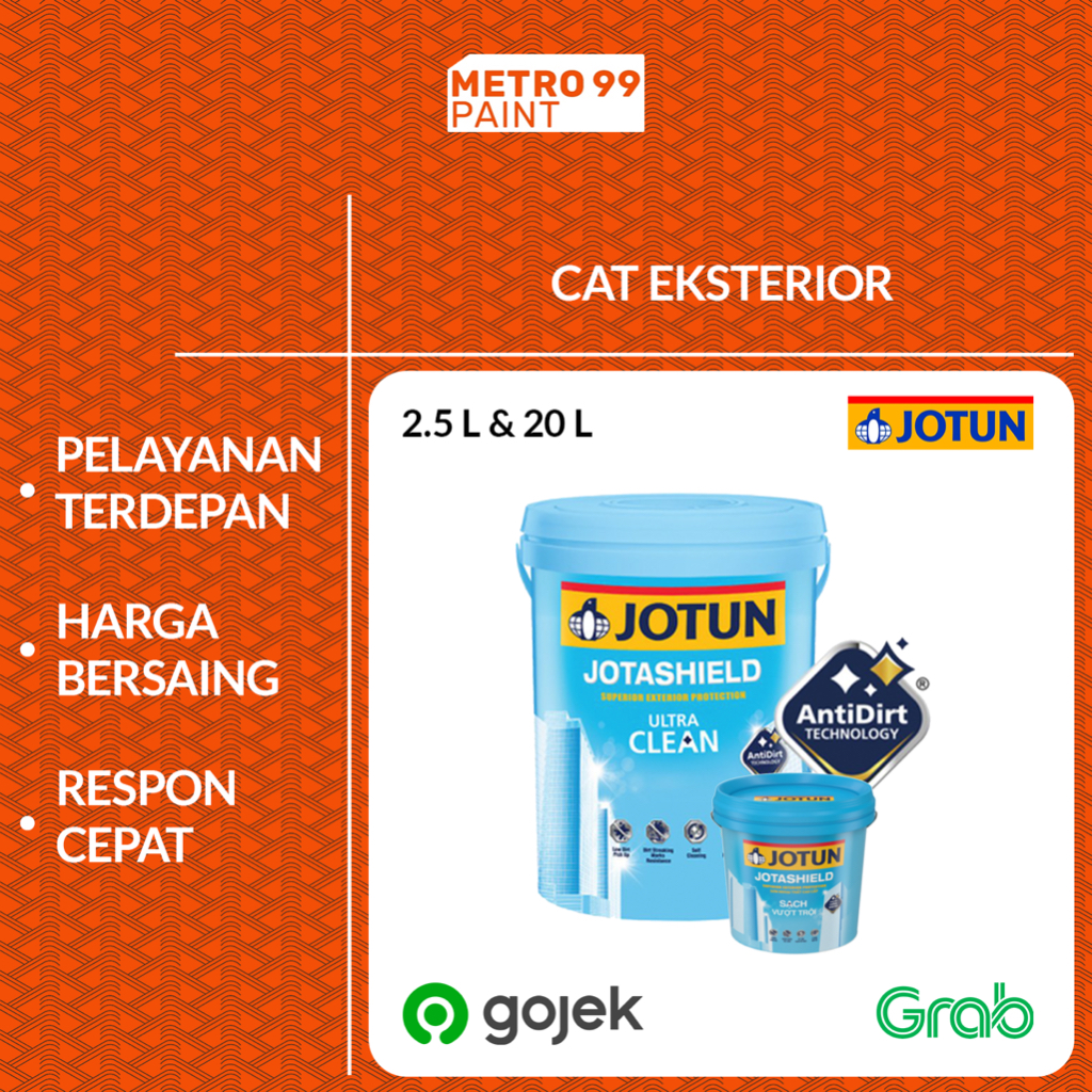Cat Tembok Eksterior Jotun Jotashield Ultra Clean 2.5 Liter
