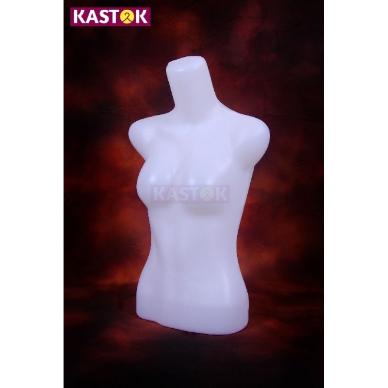 Patung Manekin Setengah Badan Baju Abg Wanita Lurus Pakaian Cewek Plastik Tebal Awet Cod Termurah