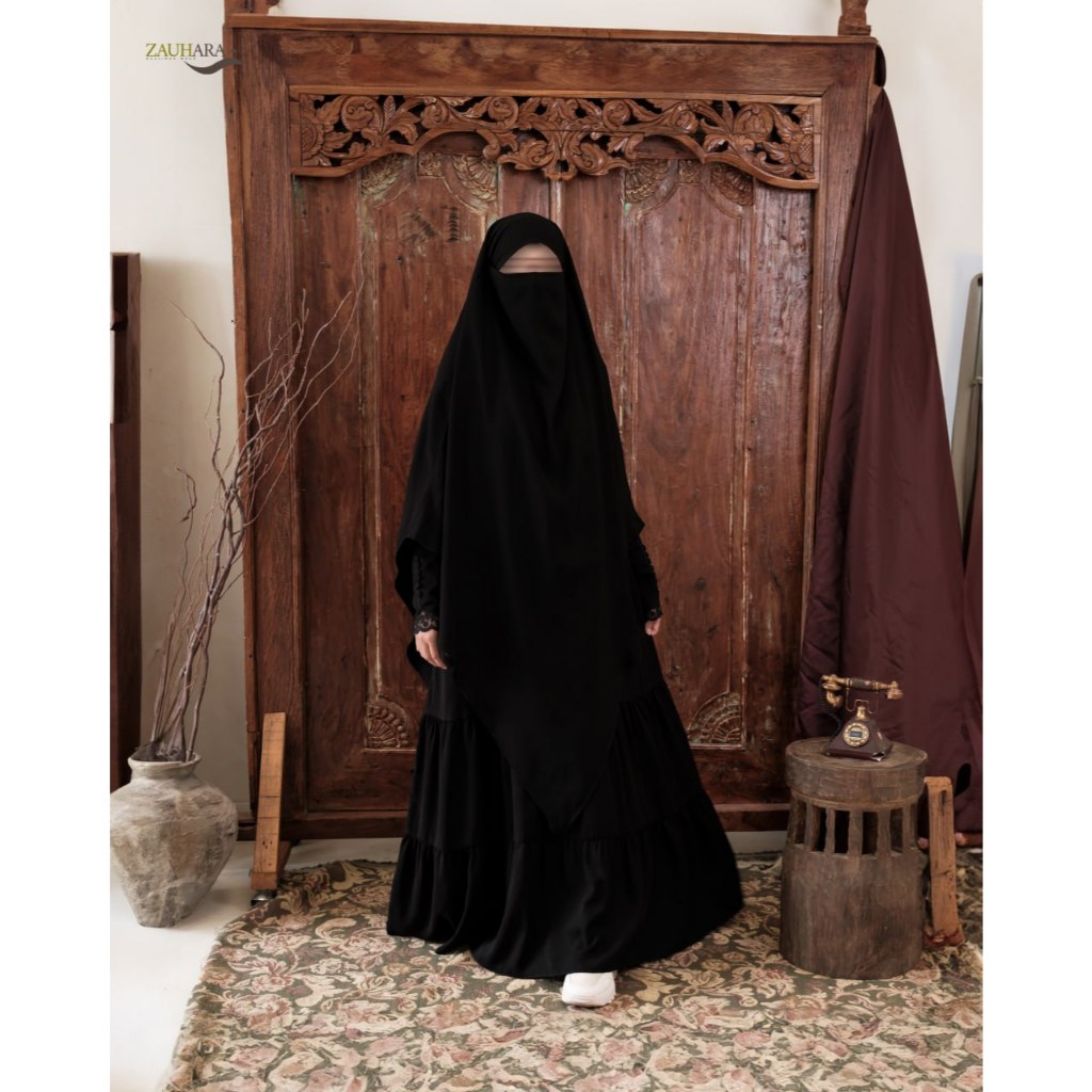 Gamis Jenna Black Series by Zauhara Shopee Video