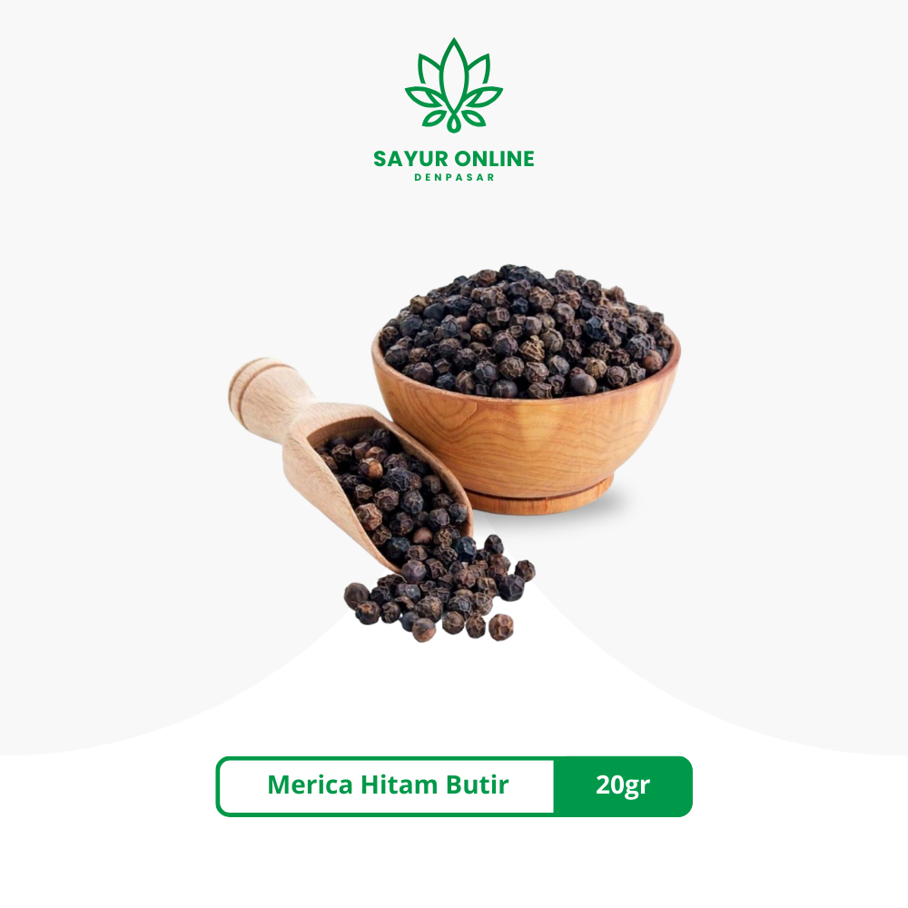 

Merica Hitam Butir 20gr - Sayur Online Denpasar