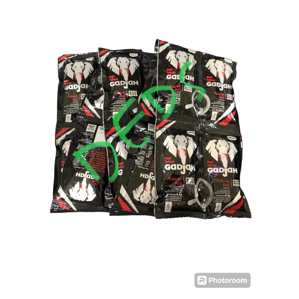 

Kopi Tubruk Gadjah 1renceng 20 sachet