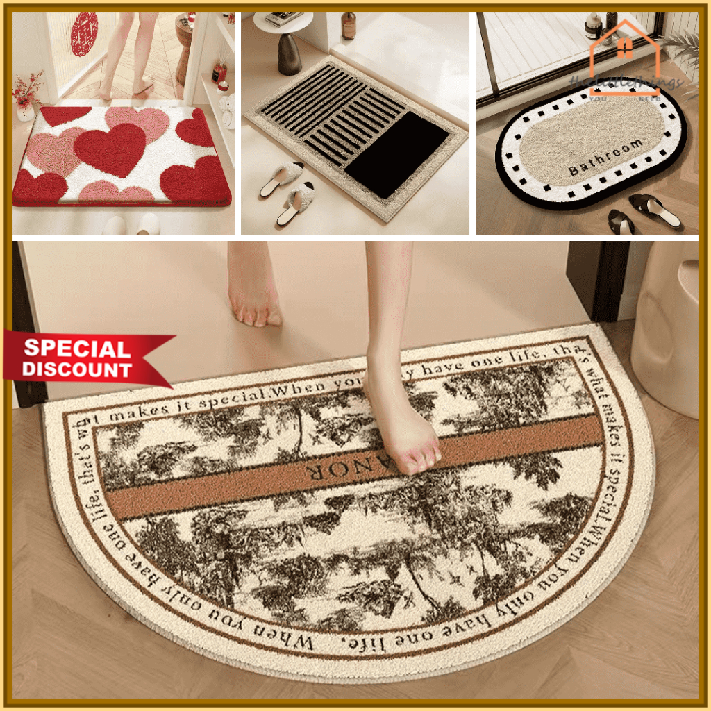 The Little Things BEST SELLER Keset Kamar Keset Bulu Cashmere Motif Aestetik Keset Ruang Tamu