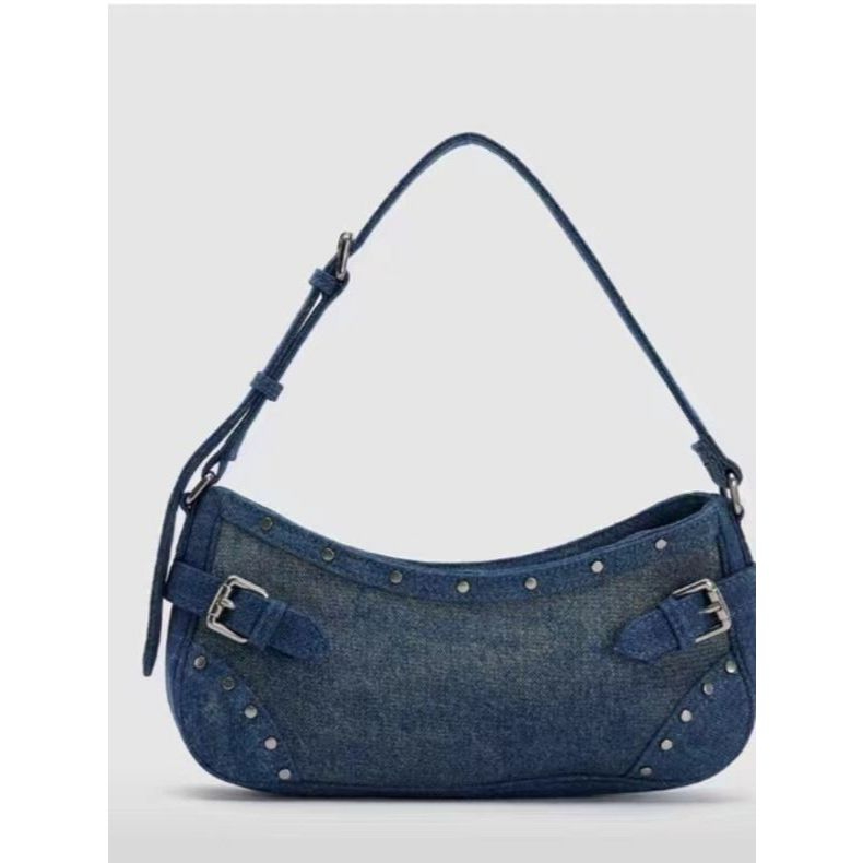 GT 103 Tas Bahu Wanita Denim Tas Hp Horisontal Shoulder Bag