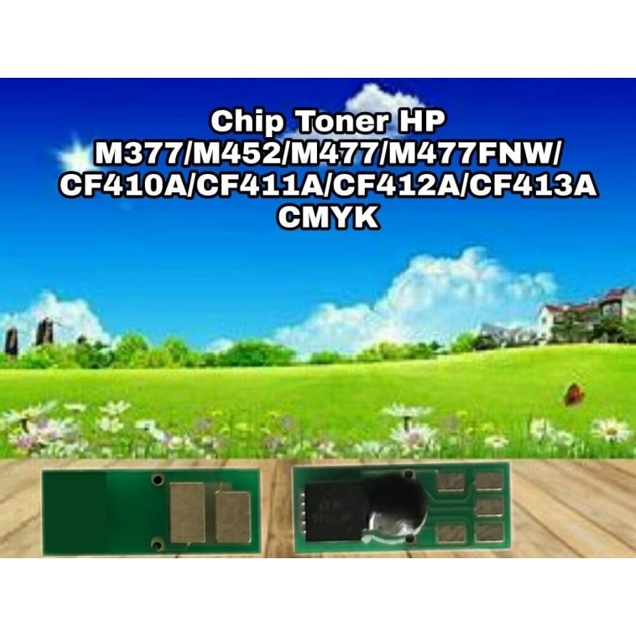 Chip Toner HP 410A 410 LaserJet Pro M377dw M452dn M452dw M452nw M477dw M477fdn M477fdw M477fnw M-377