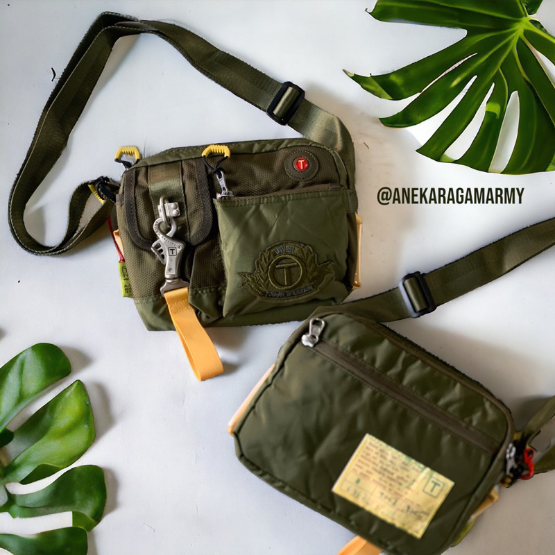 [TAS SELEMPANG TNI AD] ORIGINAL TOUGH WARRIOR SLING BAG
