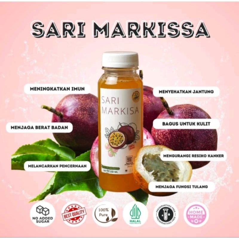 

Sari Markisa 1liter || TANPA GULA || HALAL (JNE/OJOL)
