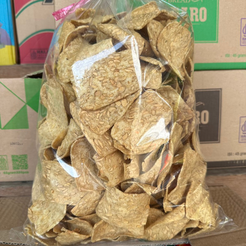 

kripik tempe kotak/kripik tempe crispi/kripik tempe hommade