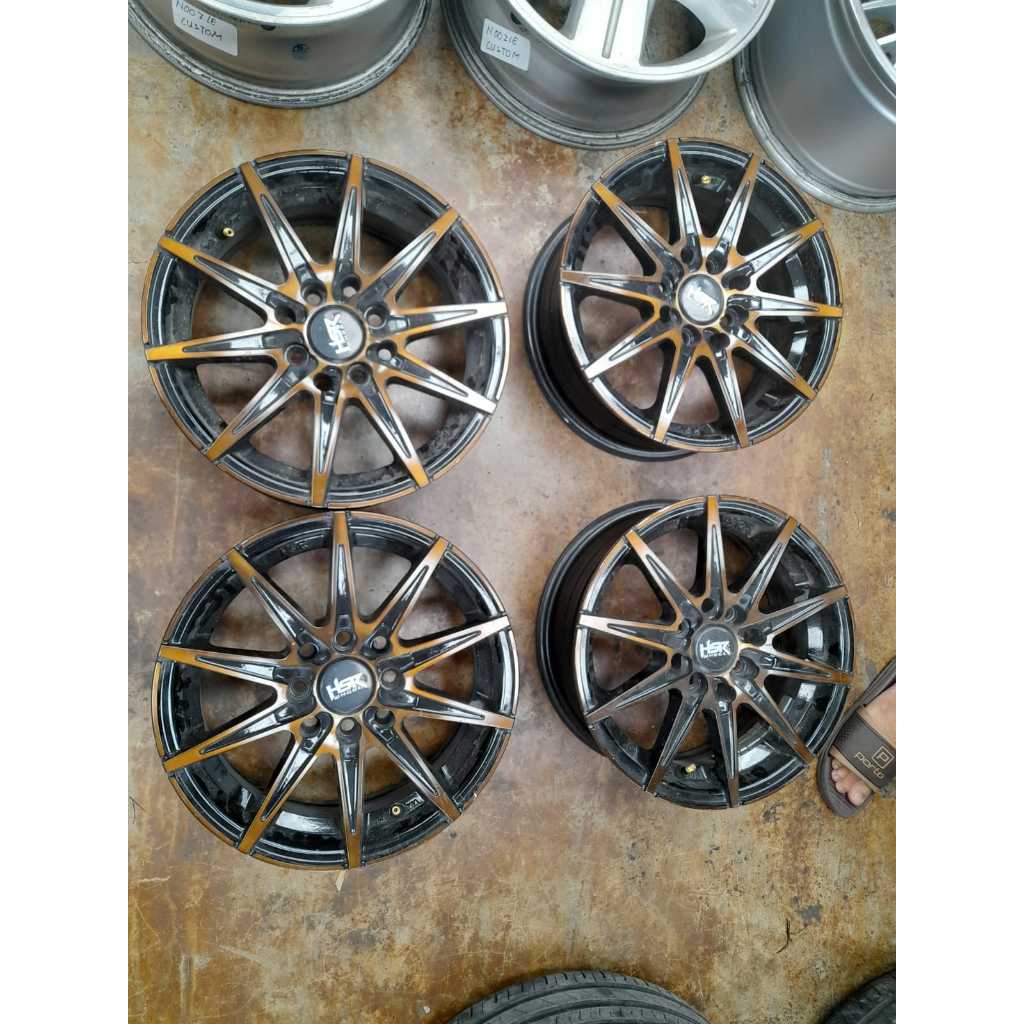 Velg Bekas Ring 14 Lubang 4 KCCX HSR R14X5,5 8X100-114,3 ET35