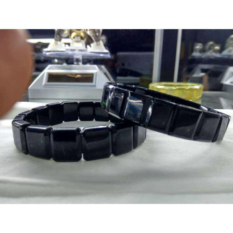 gelang giok black jade asli aceh