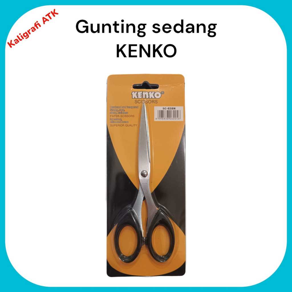 

Gunting sedang Kenko Stainless SC-838N