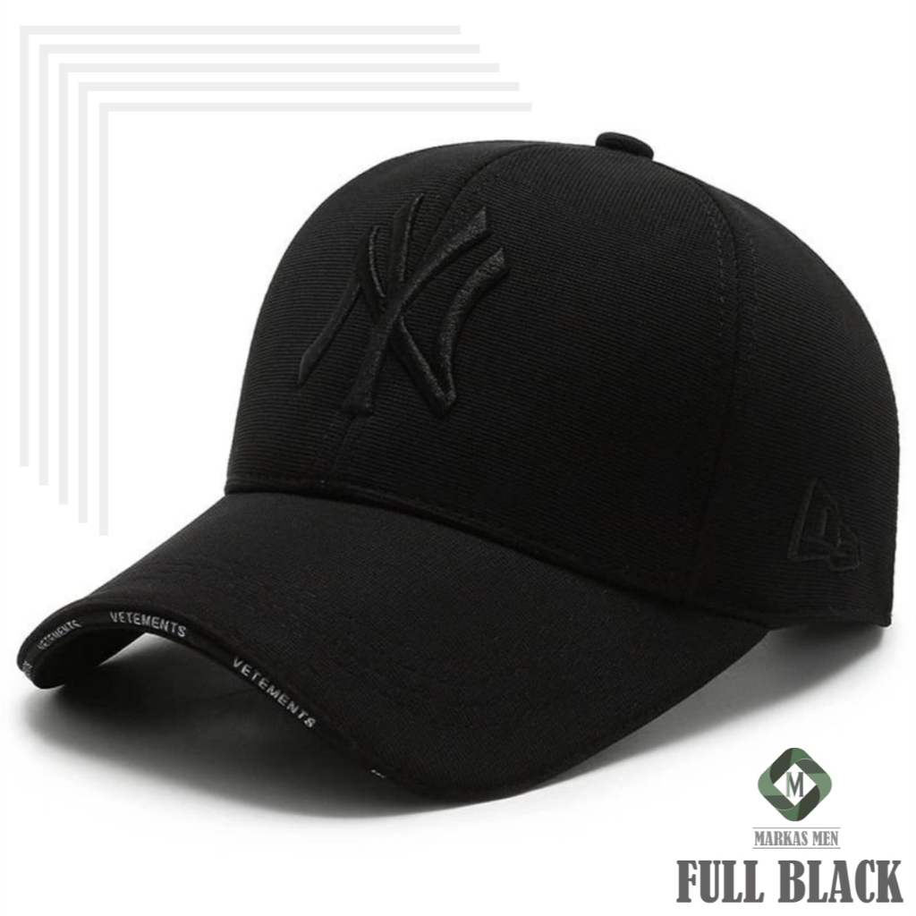 Baseball Polos Cap Topi Baseball Polos Bordir Model Kekinian Polos - Topi Baseball Cap Bordir