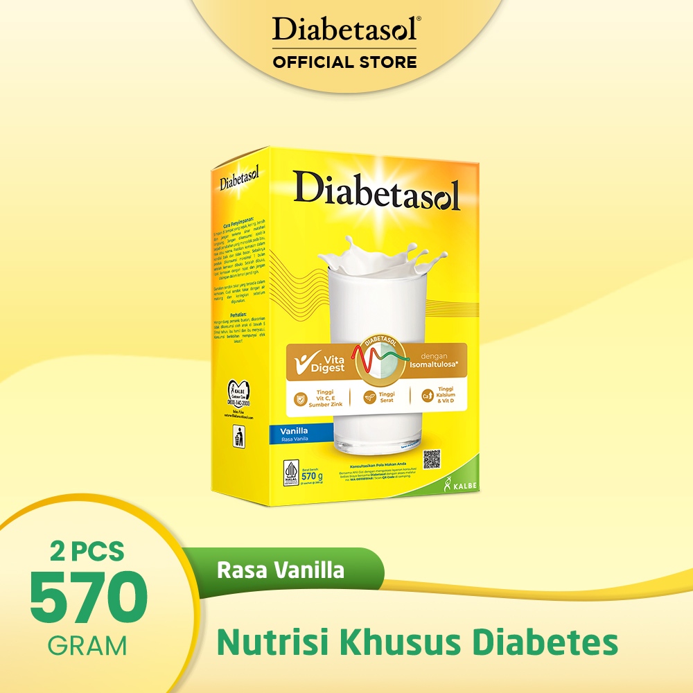 

Diabetasol Vanilla 570g - 2 Pcs