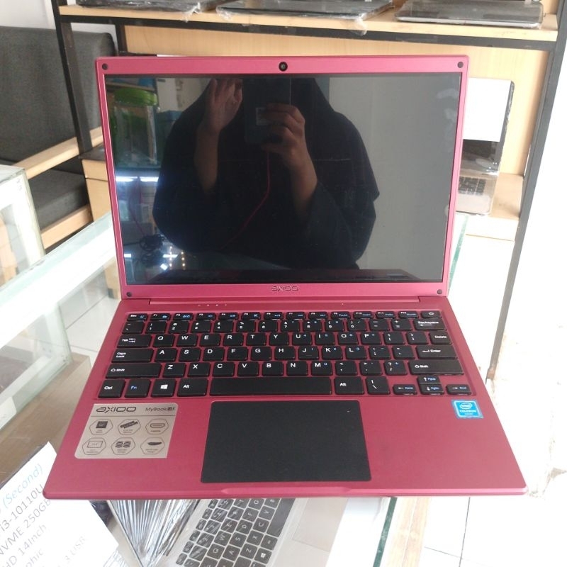 Second LAPTOP AXIOO MyBook 14F Celeron N4020 RAM 4GB SSD 128GB IPS 2.5k QHD 13.3 inch