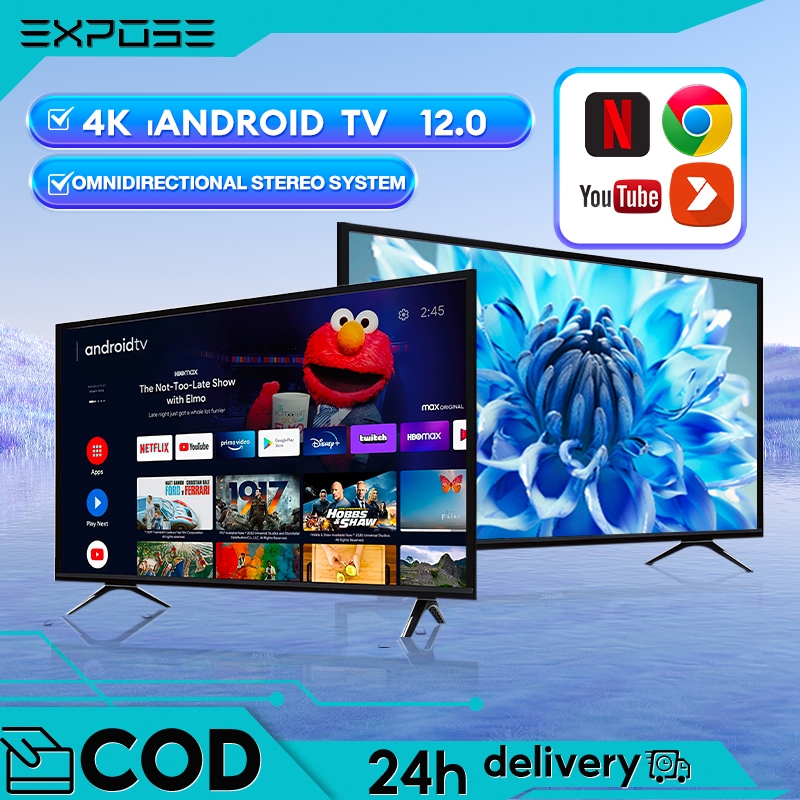 Smart TV Android 32 inch Smart TV 43 inch Televisi LED 4K TV WIFI Televisi 5 tahun garansi