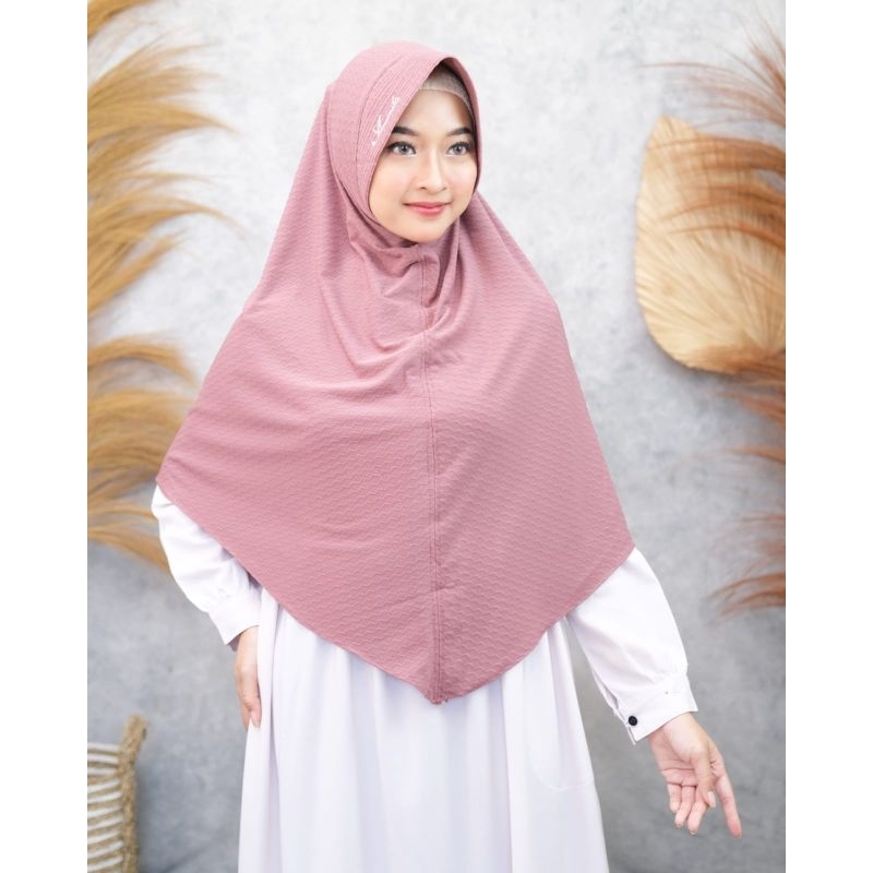 Ananda Hijab / Hijab Jumbo / Kerudung Jumbo / Bergo Motif Jumbo