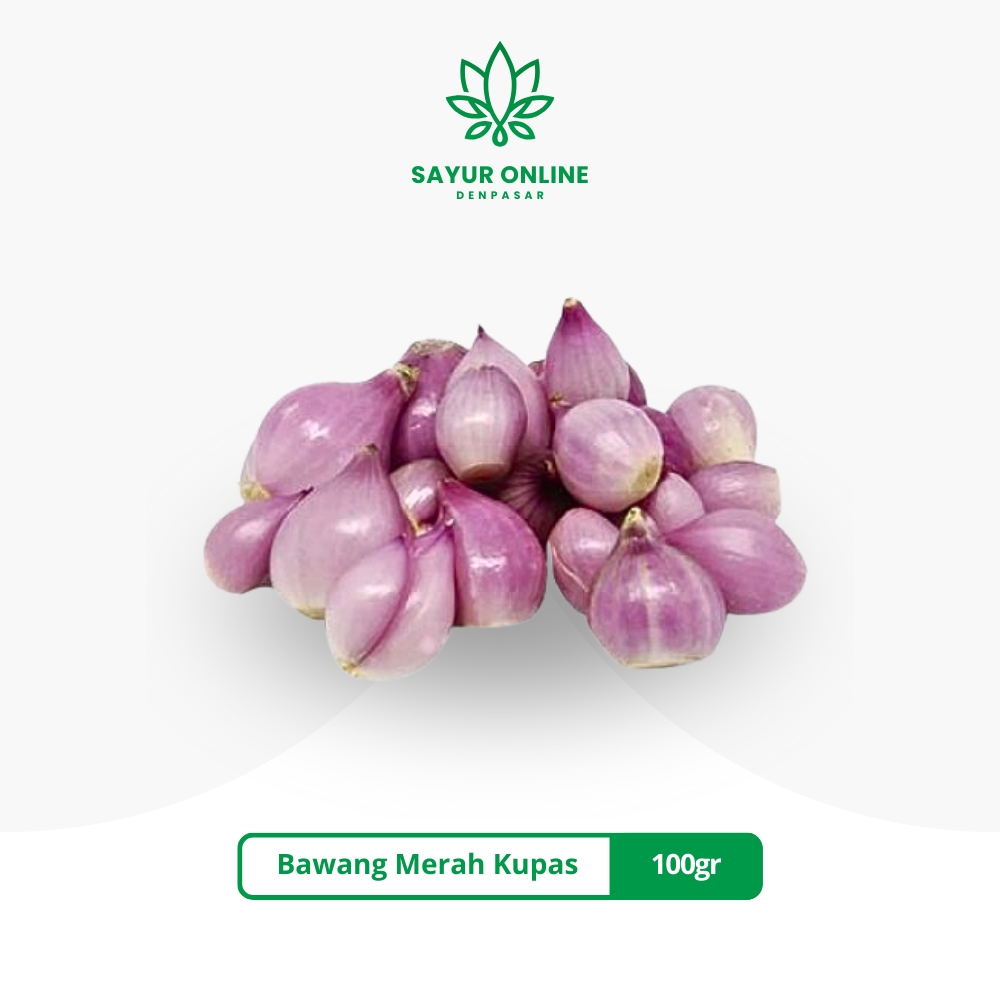 

Bawang Merah Kupas 100gr - Sayur Online Denpasar
