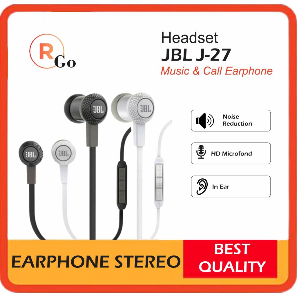 Headset Bass Stereo JBL S100-J27 Original