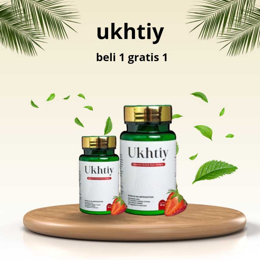 Beli 1 Gratis 1!!!! Ukhtiy Collagen Original - Collagen Mencerahkan & Melembabkan Kulit - Memudarkan