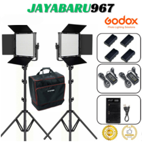 GODOX 500C PAKET TWIN PACK LAMPU LED STUDIO