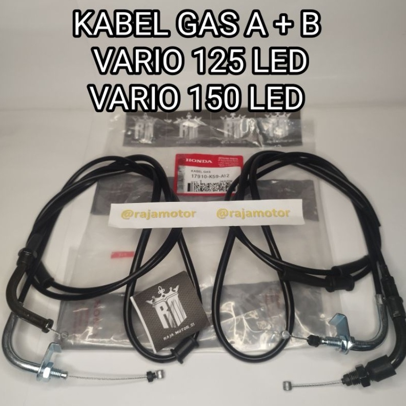 KODE D72L KABEL GAS K59 AB ATAS DAN BAWAH VARIO 125 LED VARIO 15 K59