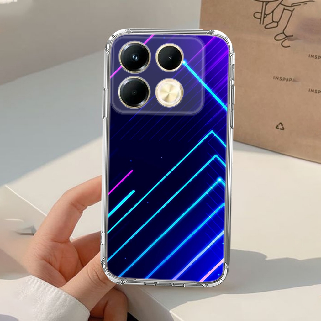 CASE INFINIX NOTE 40 - Casing INFINIX NOTE 40 PRO 5G Terbaru 2024 AERO STORE [ MOTIF 01 ] Silikon - 