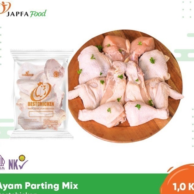 

Dijamin Ori Bestchicken Daging Ayam Potongan Campur 1 Kg Cut Up 1 gr