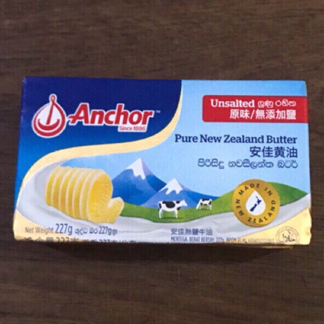 

Penawaran khusus Anchor Pure New Zealand Unsalted Butter Anchor 227gr Gosend Only