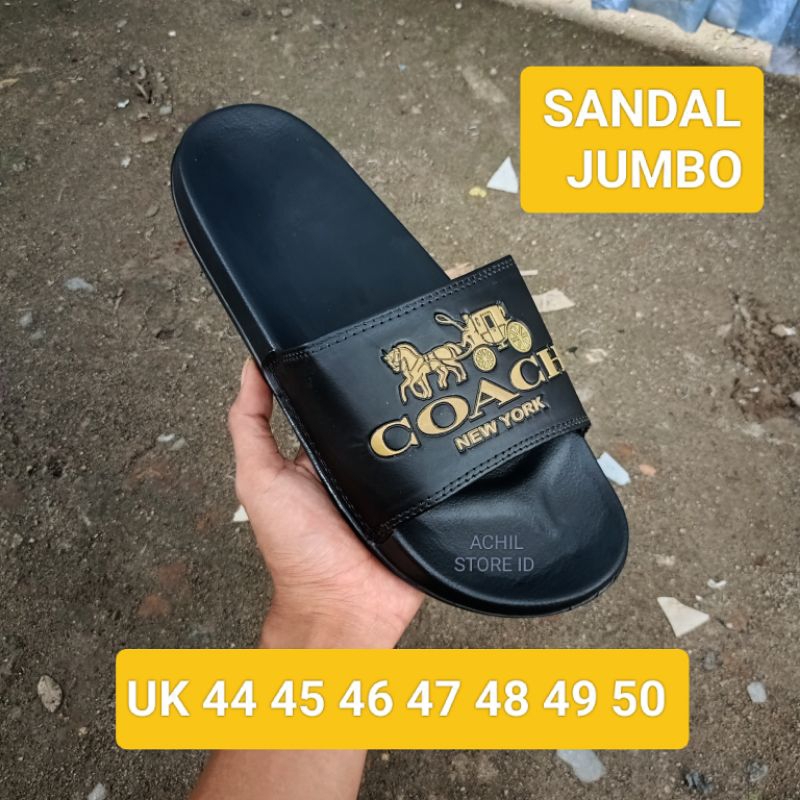 Sandal Jumbo Ukuran 46 47 48 49 50 Sandal Slop Karet Big Size 44 45 46 47 Sandal Pria Wanita Jumbo B