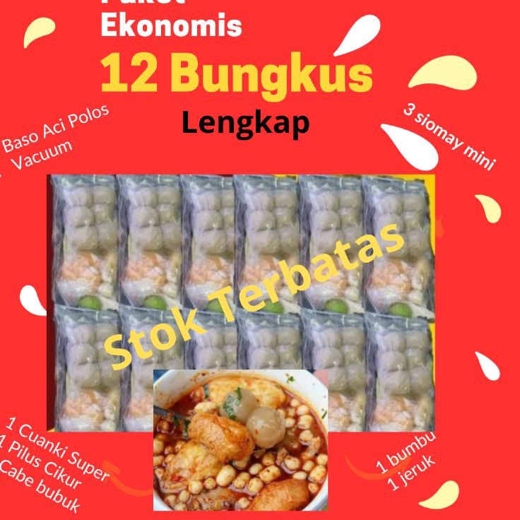 

Harga Terbaik 12 paket Ekonomis paket usaha murah Baso Aci Polosisi 6Baso Aci paket ekonomis