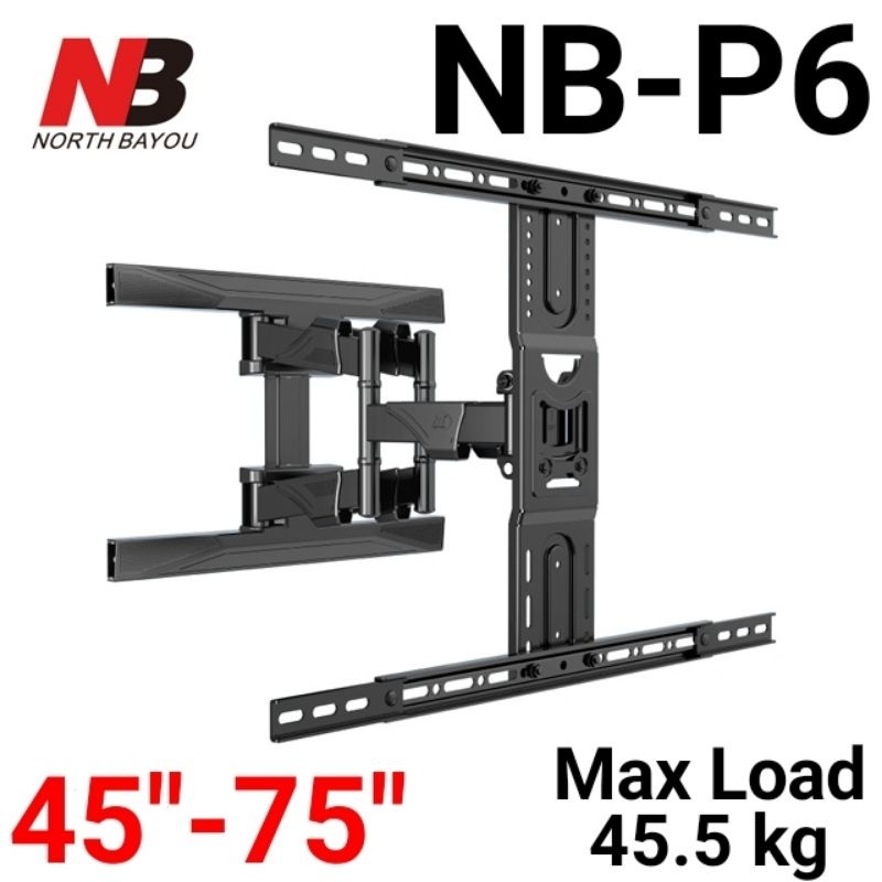 BRACKET NORTH BAYOU NB P6 LED TV 40 - 80 INCH SWIVEL