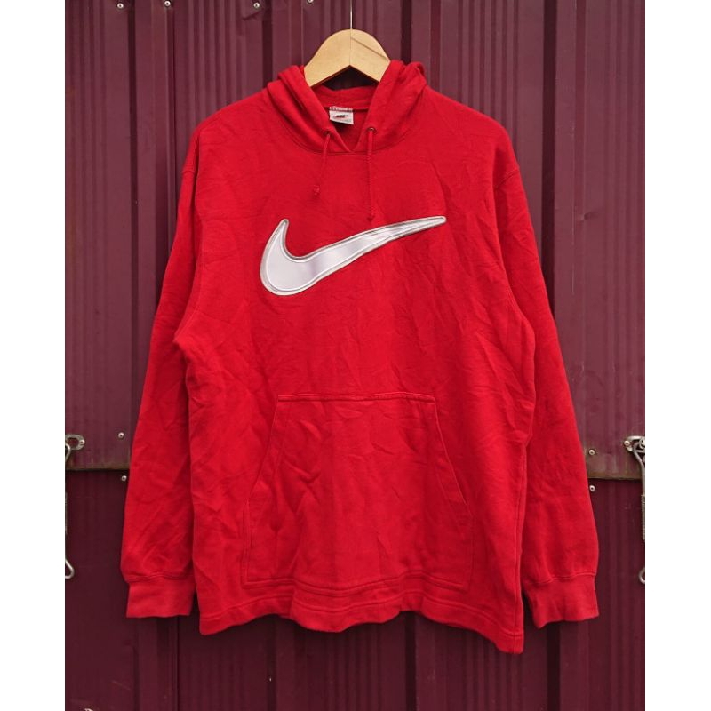 hoodie nike big swoosh vintage