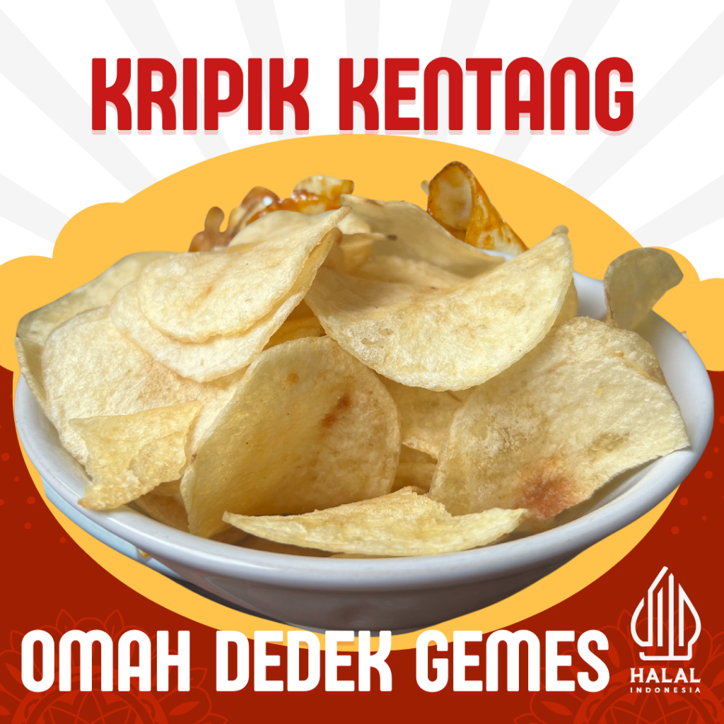 

KERIPIK KENTANG 250GR / KERIPIK KENTANG ORIGINAL