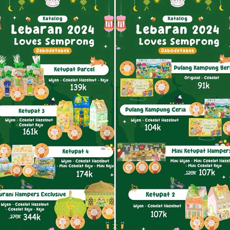 

New Collection Loves Semprong Hampers Idul Fitrie 224 mulai dari 61k344k