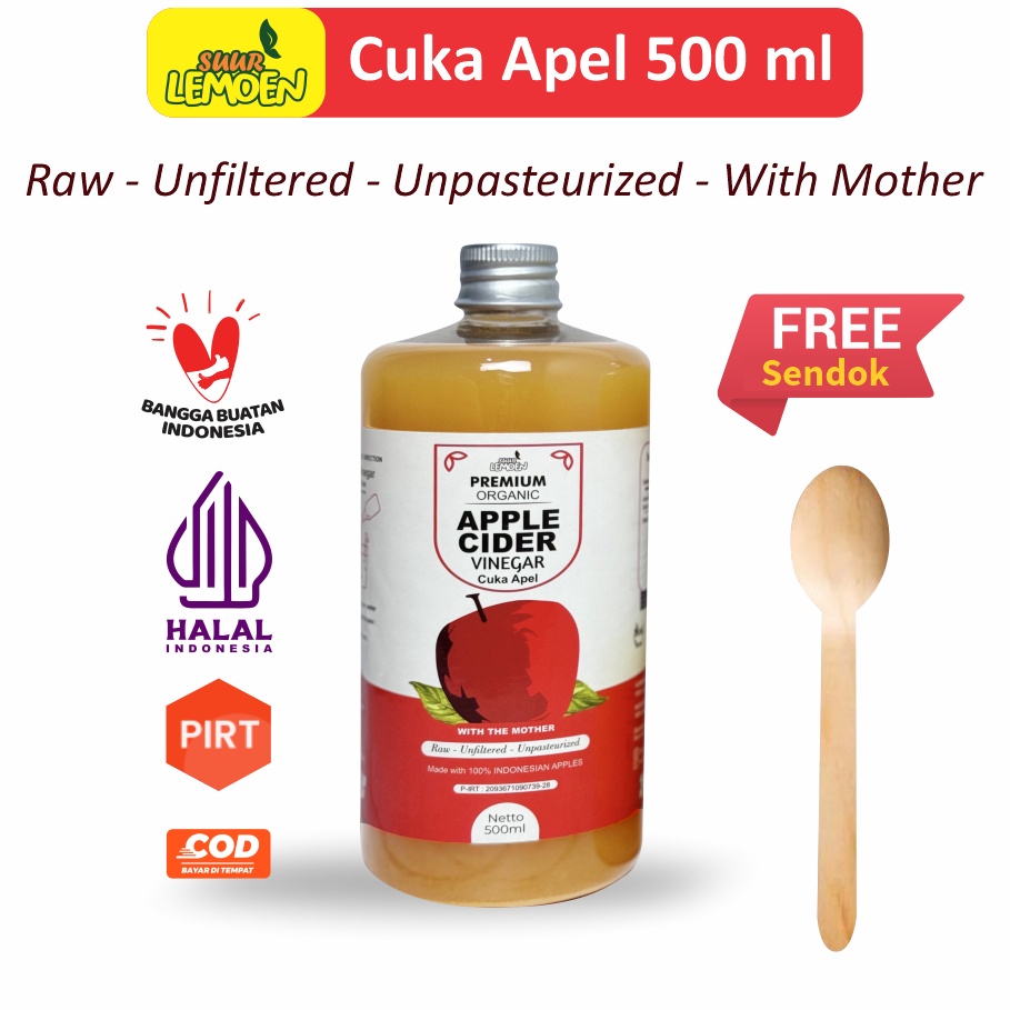 

Spesial Edition CUKA APEL Apple Cider Vinegar 25 ml 5 ml Premium CUKA APEL Organik With The Mother Untuk Diet Alami by Suur Lemoen