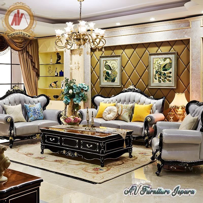 Kursi Sofa ruang tamu clasik Modern minimalis elegant